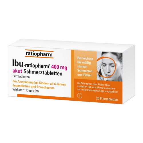 IBU ratiopharm 400 akut Schmerztabletten