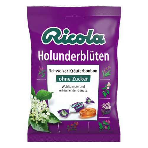 RICOLA o.Z.Beutel Holunderblüten Bonbons