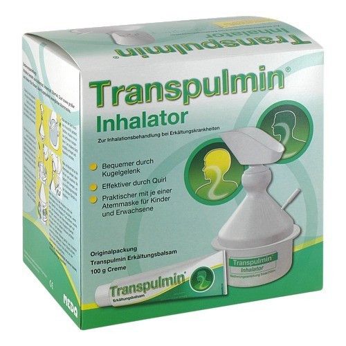 TRANSPULMIN Erkältungsbalsam + Inhalator