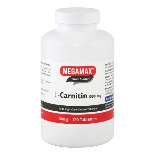 MEGAMAX L-Carnitin 1000 mg Tabletten