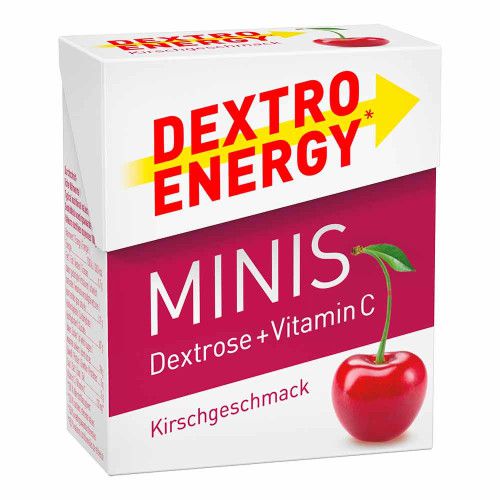 DEXTRO ENERGY Minis Kirsche + Vitamin C Täfelchen