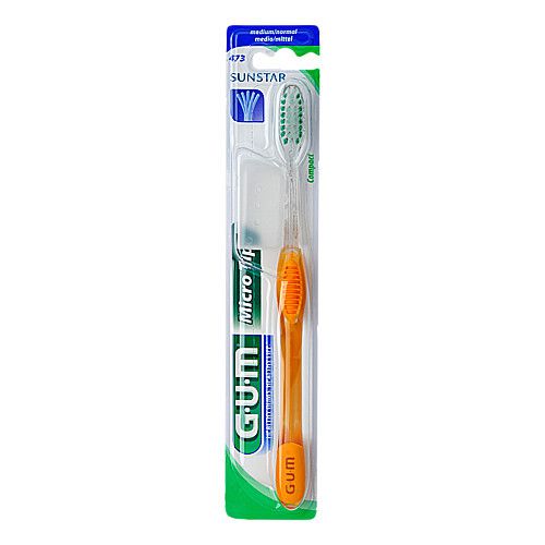 GUM MicroTip kompakt Zahnbürste medium