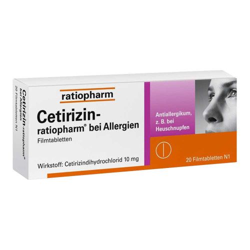CETIRIZIN ratiopharm bei Allergien