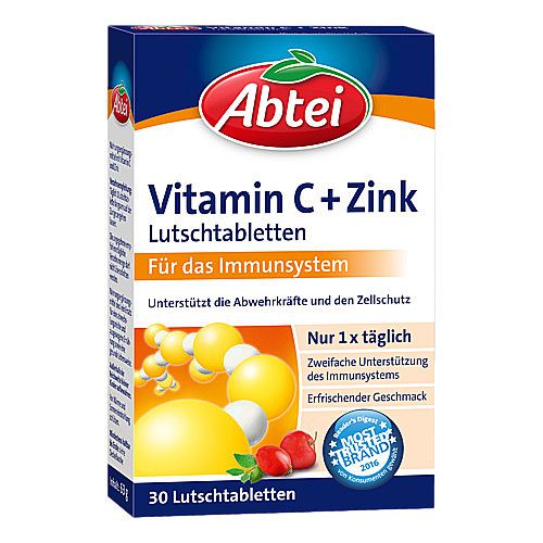 ABTEI Vitamin C plus Zink Lutschtabletten
