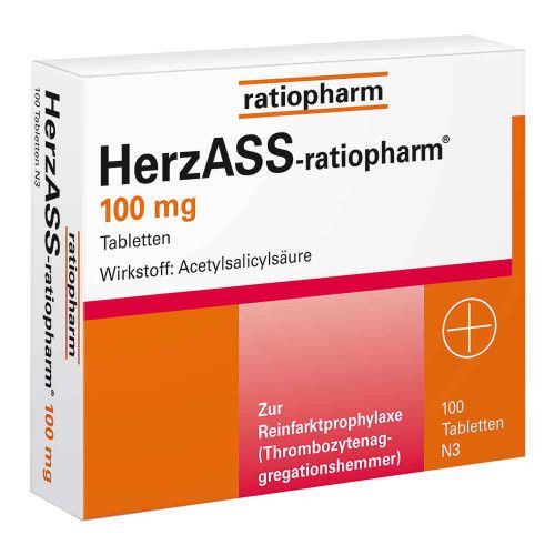 HERZASS-ratiopharm 100 mg Tabletten