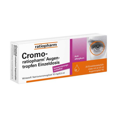 CROMO-RATIOPHARM Augentropfen Einzeldosis