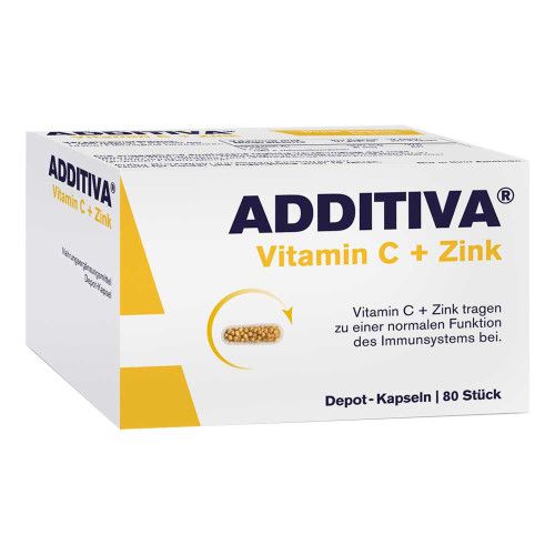 ADDITIVA Vitamin C + Zink Depot Kapseln