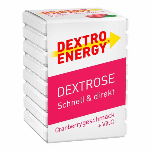 DEXTRO ENERGY Cranberry + Vitamin C Würfel