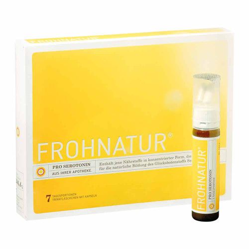 FROHNATUR Pro Serotonin Trinkfläschchen m.Kapseln