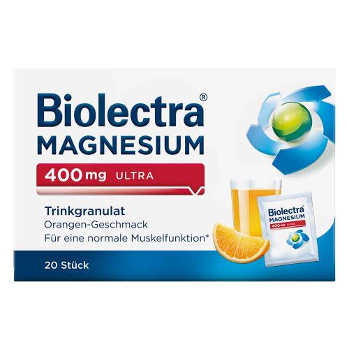 BIOLECTRA Magnesium 400 mg ultra Trinkgran.Orange