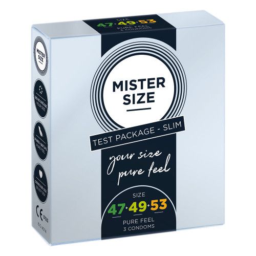 MISTER Size Probierpackung 47-49-53 Kondome