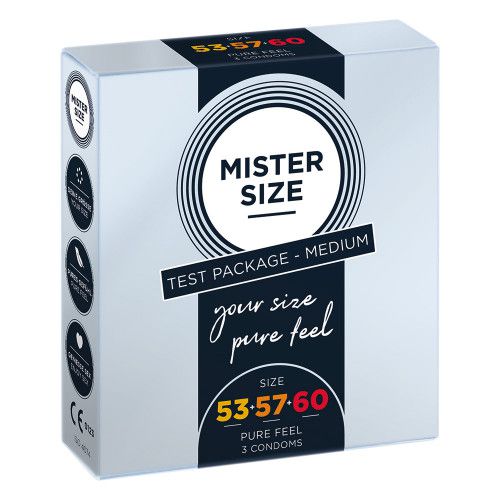 MISTER Size Probierpackung 53-57-60 Kondome