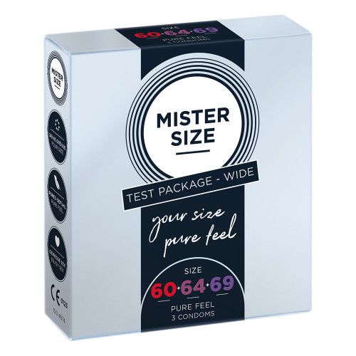 MISTER Size Probierpackung 60-64-69 Kondome