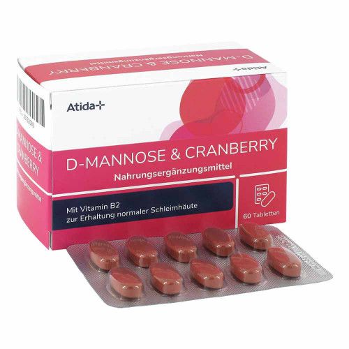 ATIDA+ D-Mannose & Cranberry Tabletten