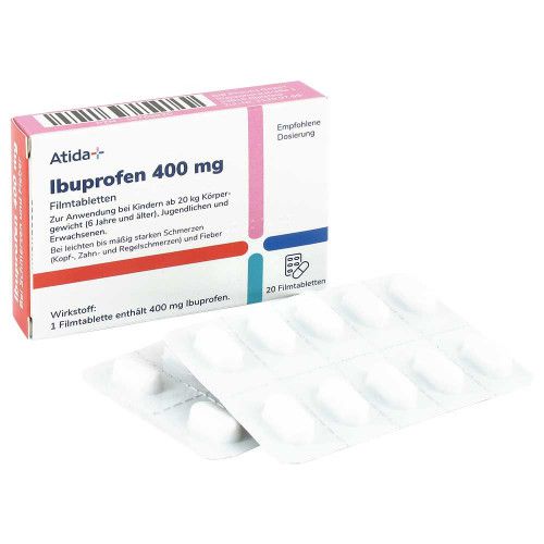 ATIDA+ Ibuprofen 400 mg Filmtabletten