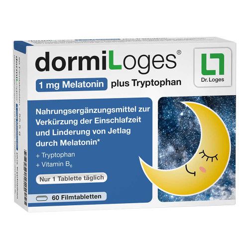 DORMILOGES Melatonin plus Tryptophan Filmtabletten