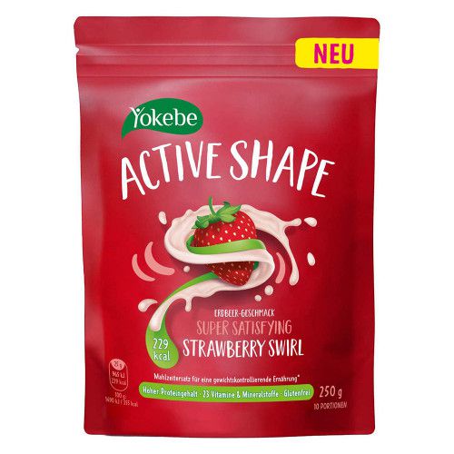 YOKEBE ACTIVE SHAPE Strawberry Swirl Pulver