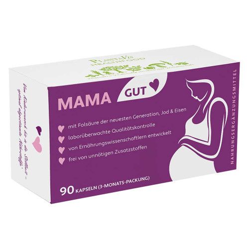 MAMA GUT Schwangersch.m.Folsäure 3-Mon.Kaps.vegan