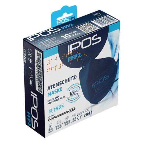 IPOS FFP2 Atemschutzmaske blau