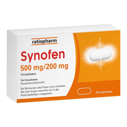 SYNOFEN - mit Ibuprofen und Paracetamol