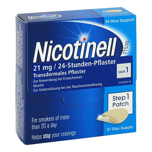 NICOTINELL 21 mg/24-Stunden-Pflaster 52,5mg 21 St 005759