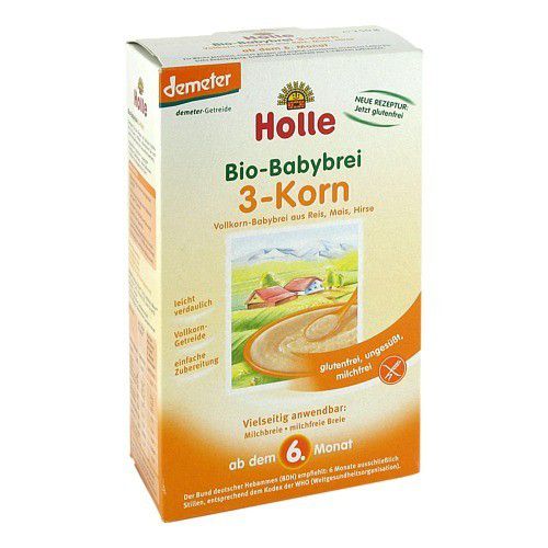HOLLE Bio Babybrei 3 Korn 250 g 108701