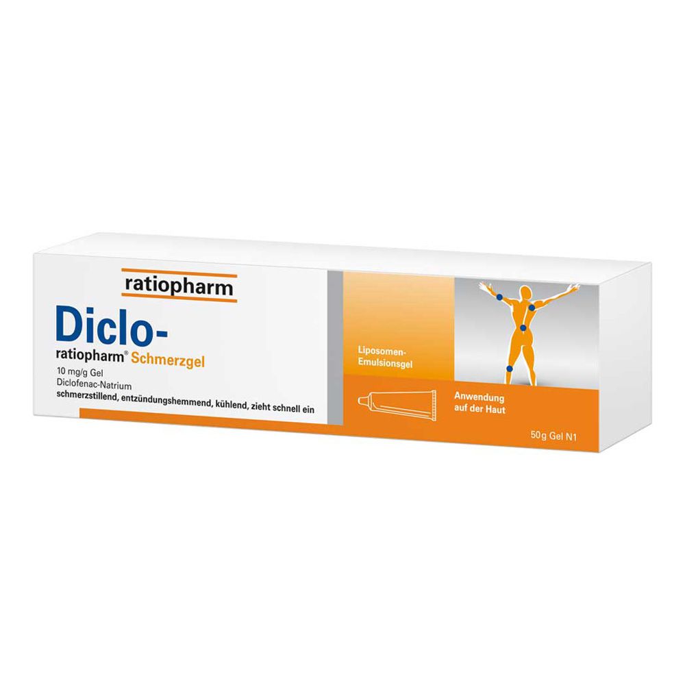 DICLO ratiopharm Schmerzgel - bei Schmerzen 50 g