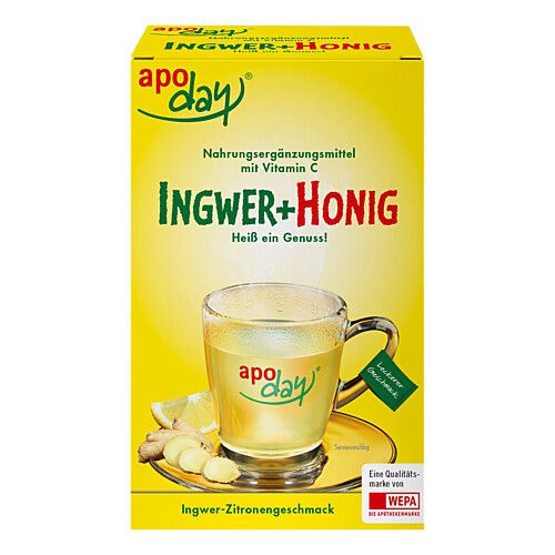 APODAY Ingwer+Honig+Vitamin C Pulver 100 SGP 42180