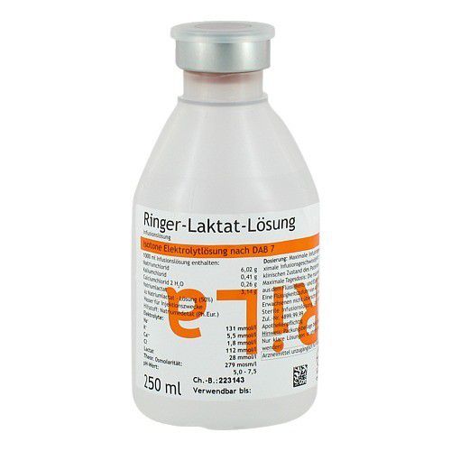 RINGER LAKTAT Lösung Plastik 250 ml E04625