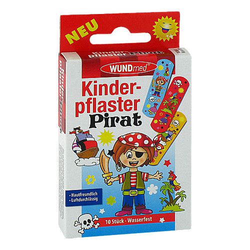 KINDERPFLASTER Pirat 10 St