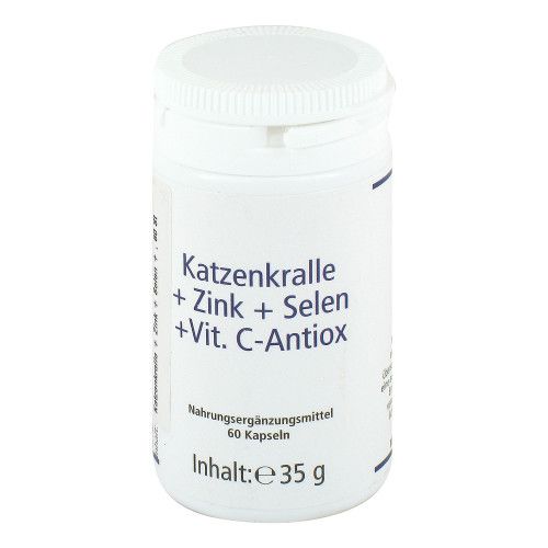 KATZENKRALLE+ZINK+Selen+Vit.C-Antiox Kapseln 60 SGP 10202