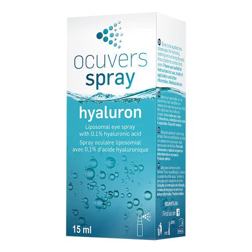 OCUVERS spray hyaluron Augenspray mit Hyaluron 15 ml 800007