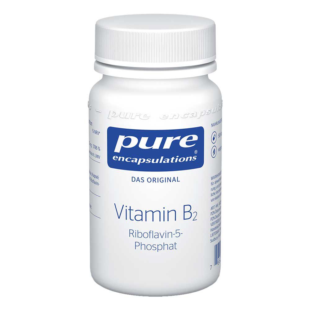PURE ENCAPSULATIONS Vitamin B2 Ribofl.-5-phos.Kps. 90 SGP VB2E9A
