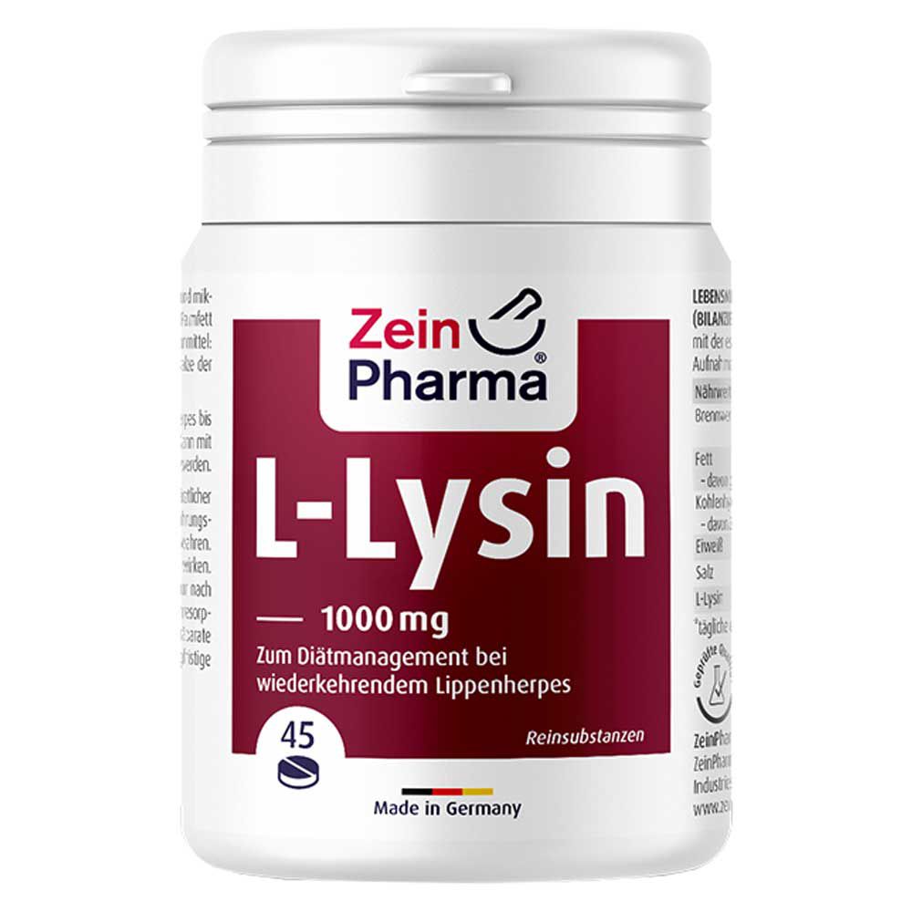 L-LYSIN 1000 mg Zitrone Kautabletten 3 g 12966