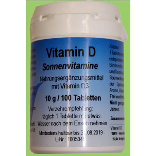 VITAMIN D 1000 Sonnenvitamine Tabletten 100 SGP