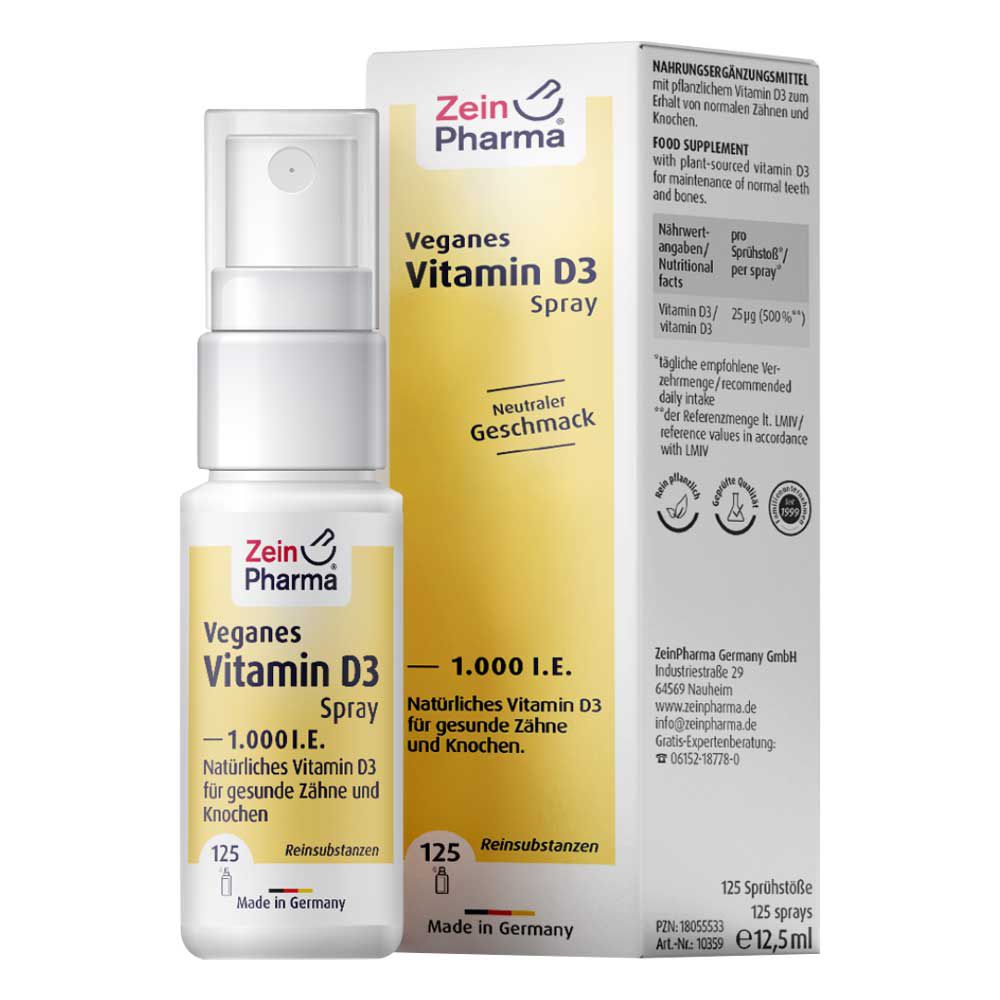 VEGANES Vitamin D3 Spray 1000 I.E. 1 FGP 10359