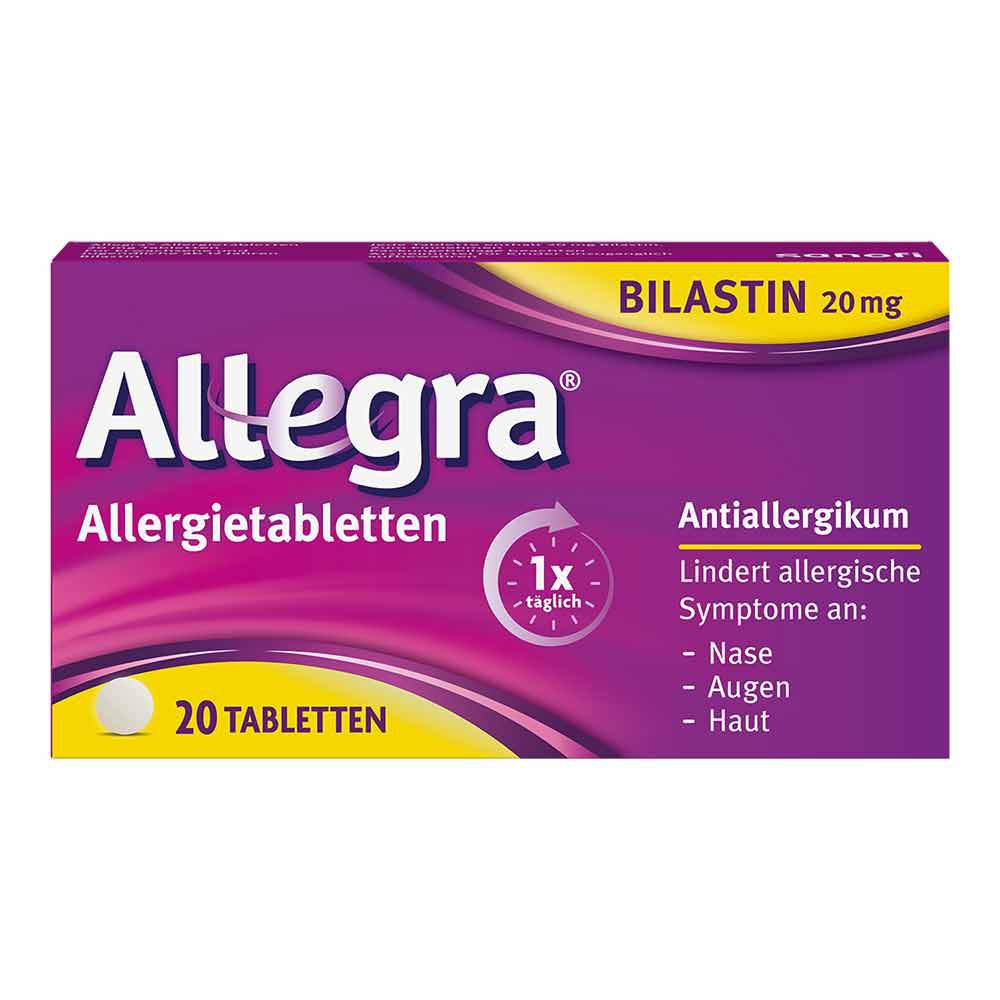 ALLEGRA Allergietabletten 20 mg Tabletten 20 St