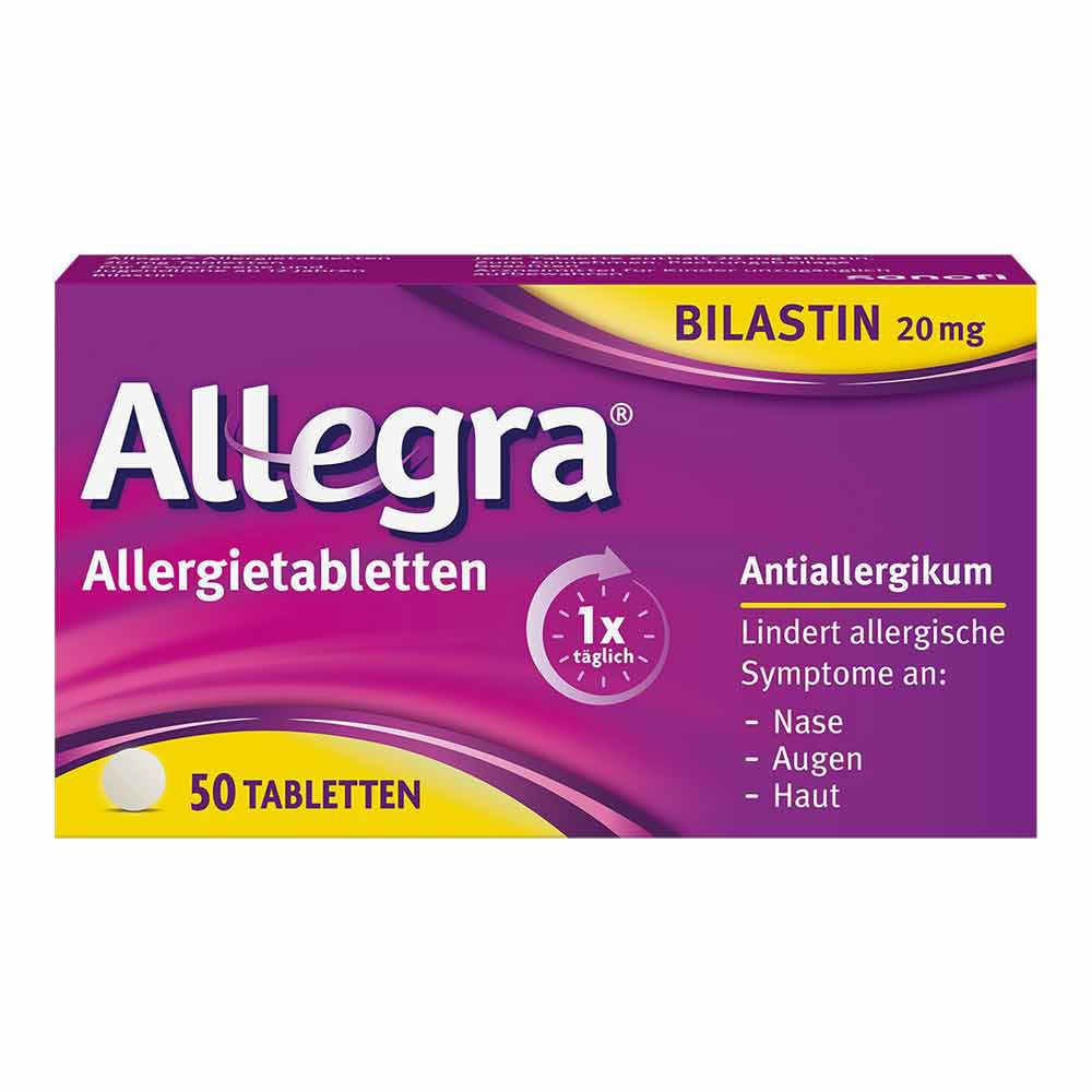 ALLEGRA Allergietabletten 20 mg Tabletten 50 St
